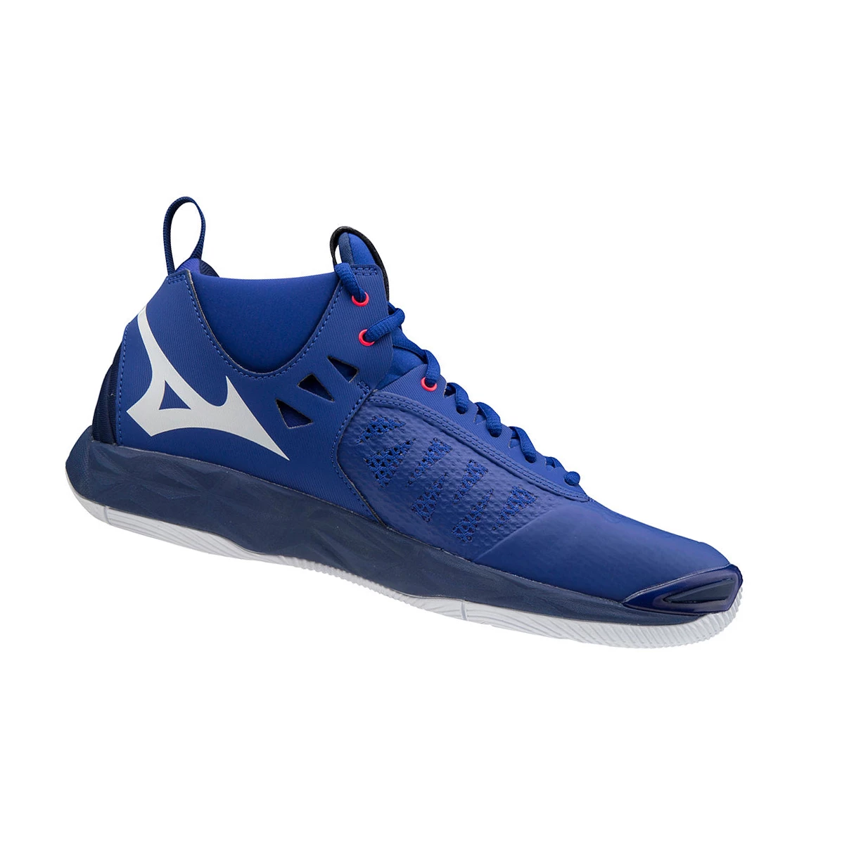 Zapatillas de Voleibol Mizuno Wave Momentum Mid Hombre Blue/White | VBH395206