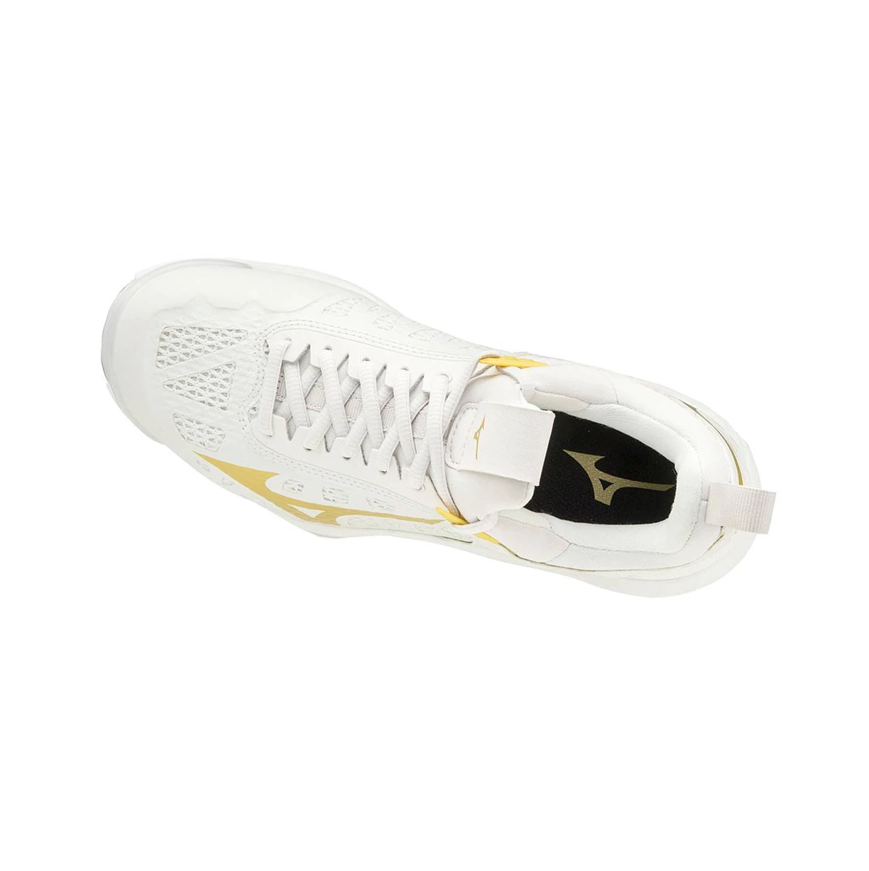 Zapatillas de Voleibol Mizuno Wave Momentum Mujer White/Gold | VZR869254