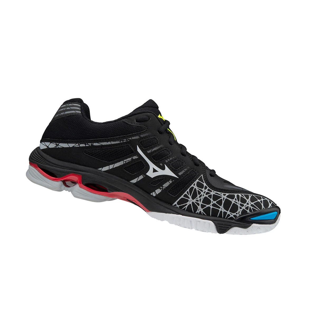 Zapatillas de Voleibol Mizuno Wave Voltage Hombre Black/White | HVS421057