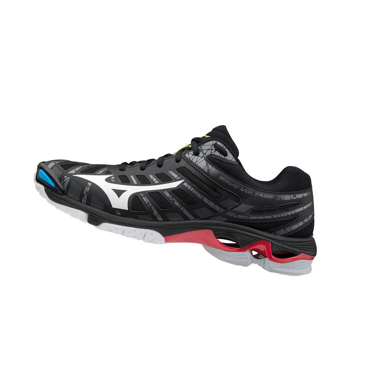 Zapatillas de Voleibol Mizuno Wave Voltage Hombre Black/White | HVS421057