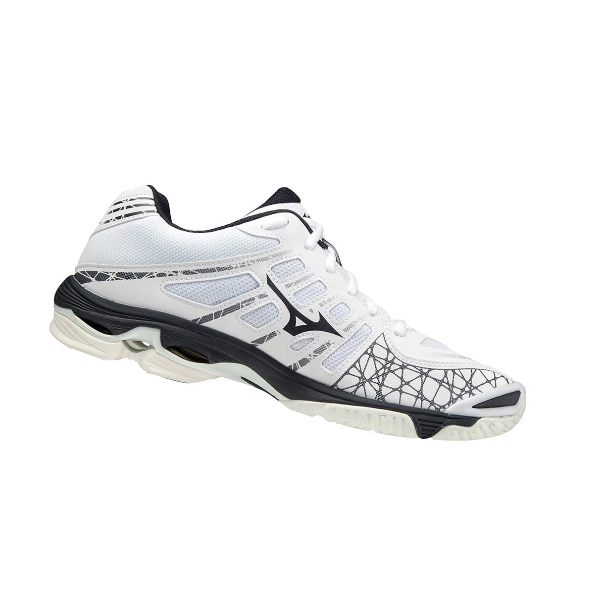 Zapatillas de Voleibol Mizuno Wave Voltage Mujer White/Red | IOV925307