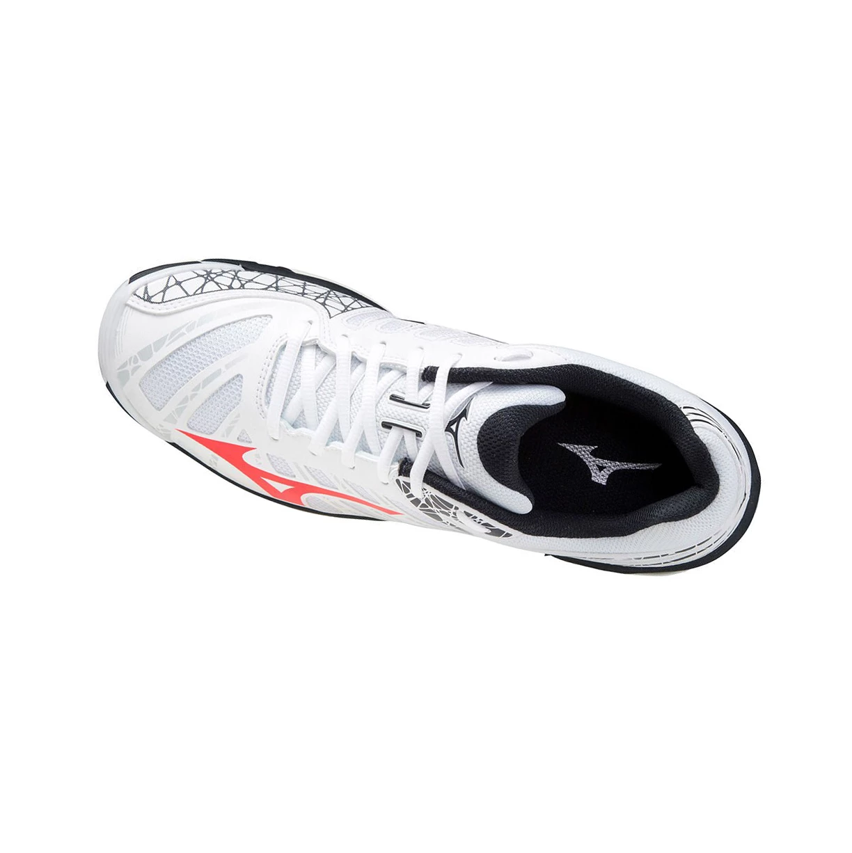 Zapatillas de Voleibol Mizuno Wave Voltage Mujer White/Red | IOV925307