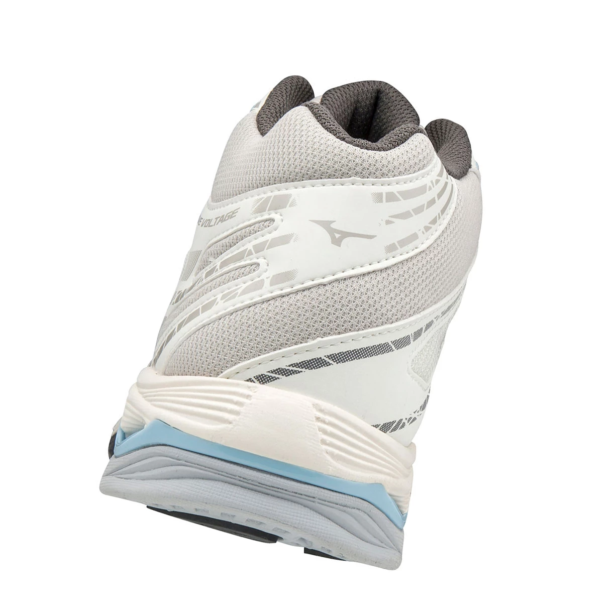 Zapatillas de Voleibol Mizuno Wave Voltage Mid Mujer White/Grey | LIR378912