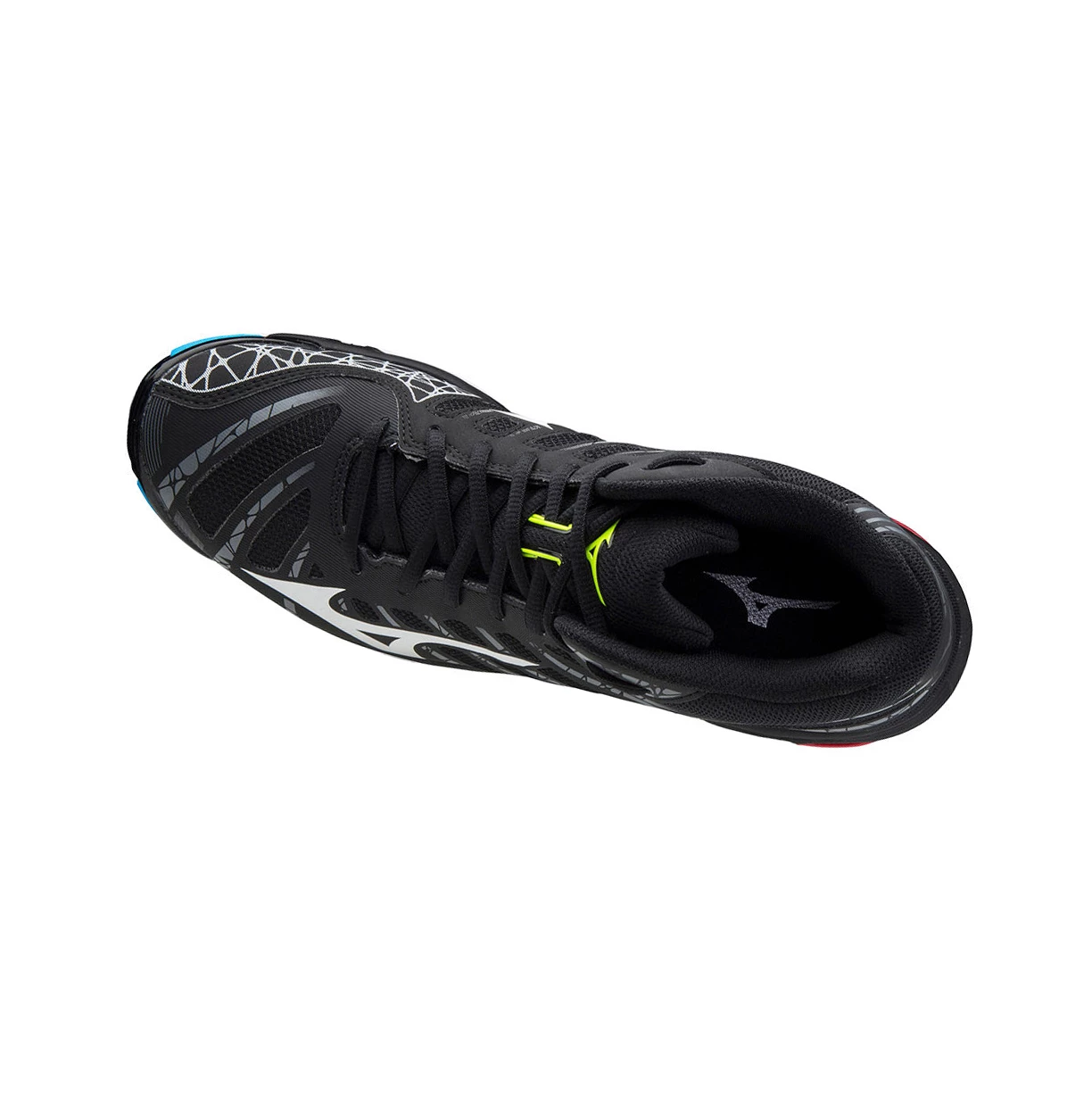 Zapatillas de Voleibol Mizuno Wave Voltage Mid Hombre Black/White | QPS086415