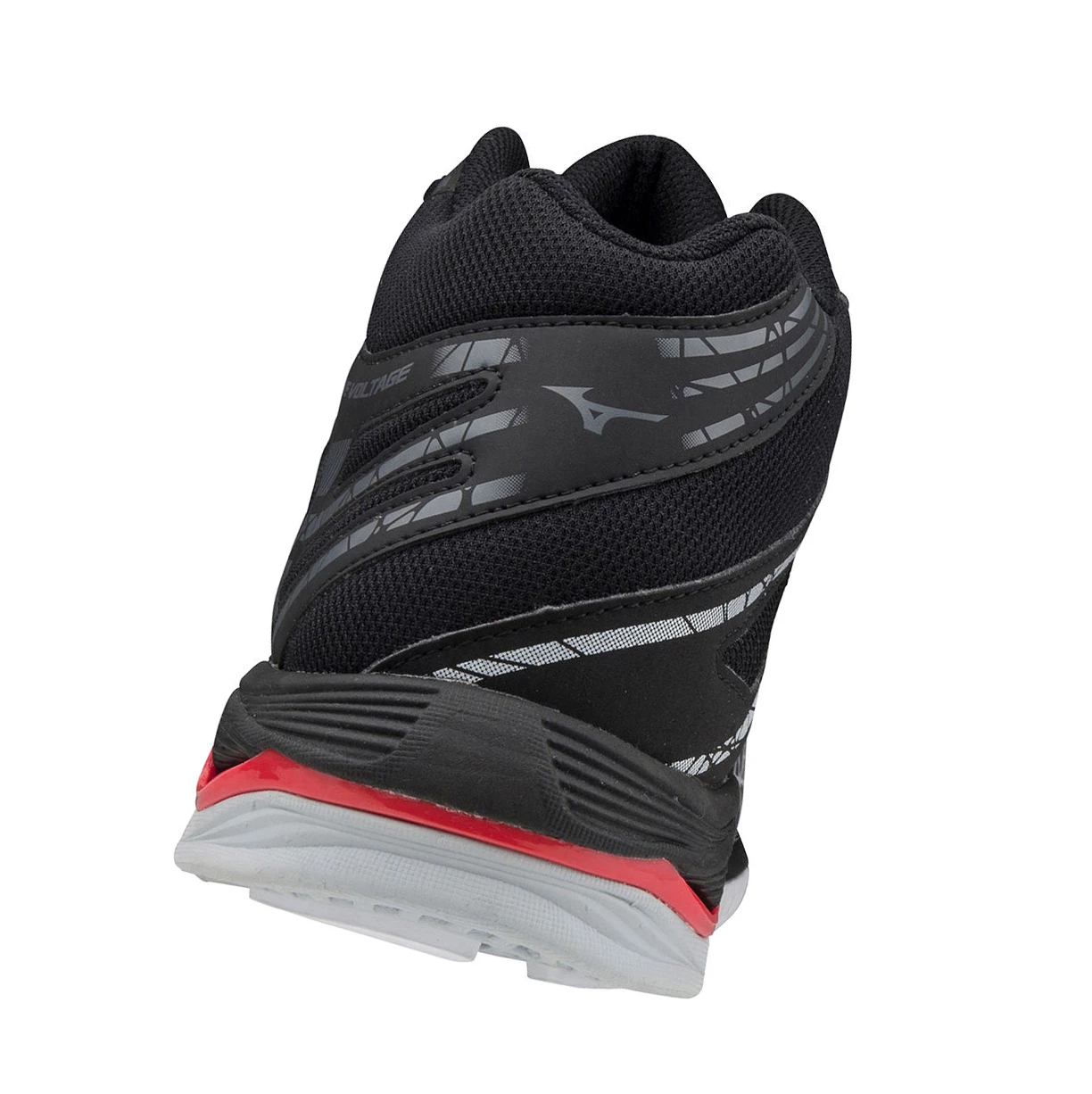 Zapatillas de Voleibol Mizuno Wave Voltage Mid Hombre Black/White | QPS086415