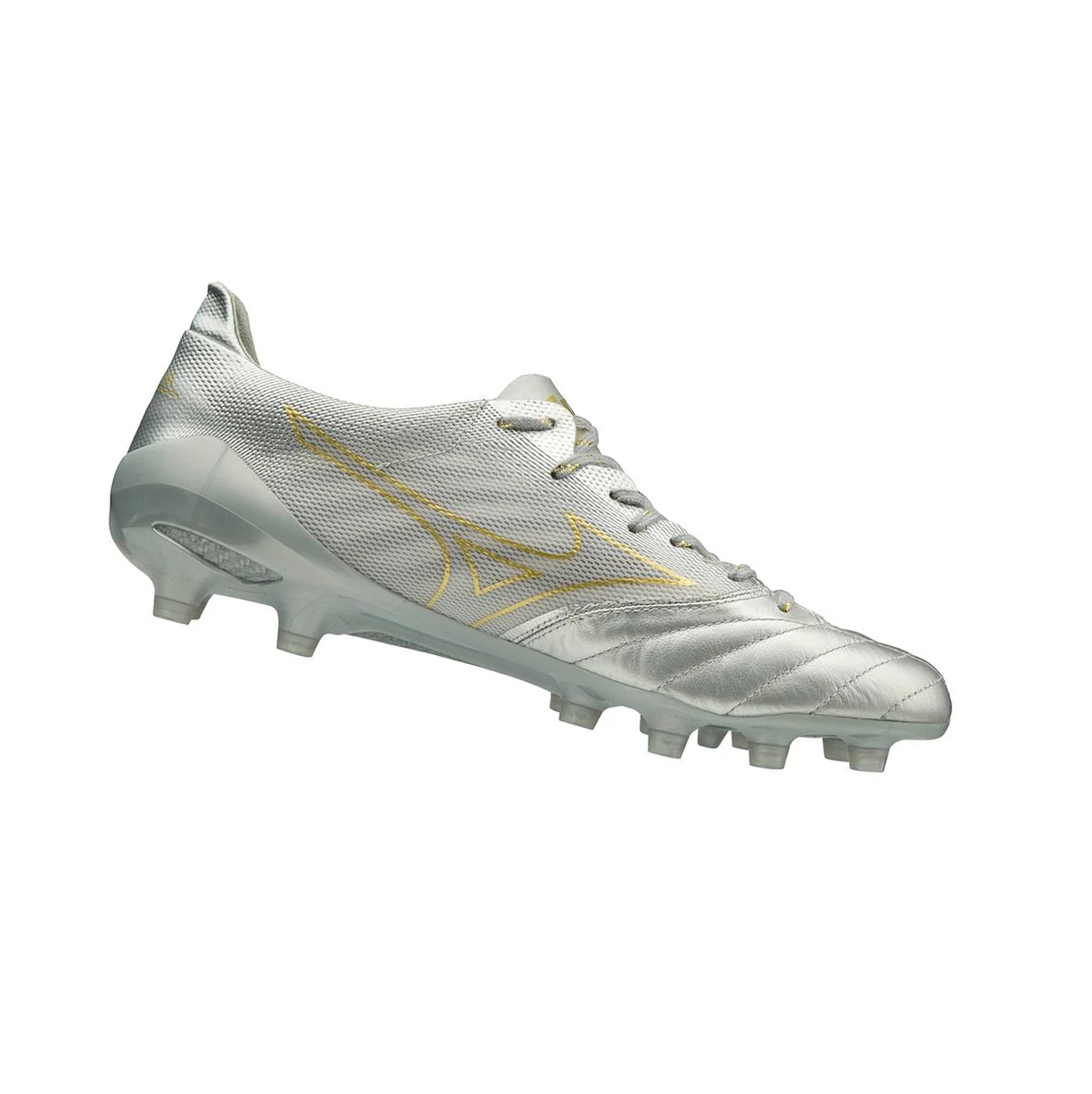 Zapatos De Fútbol Mizuno Morelia Neo Ii Beta Made In Japan Hombre Silver/Gold | HQX126708