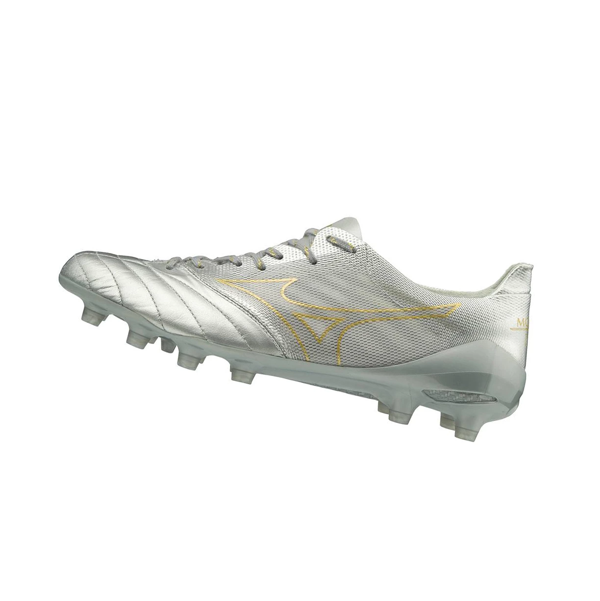 Zapatos De Fútbol Mizuno Morelia Neo Ii Beta Made In Japan Hombre Silver/Gold | HQX126708