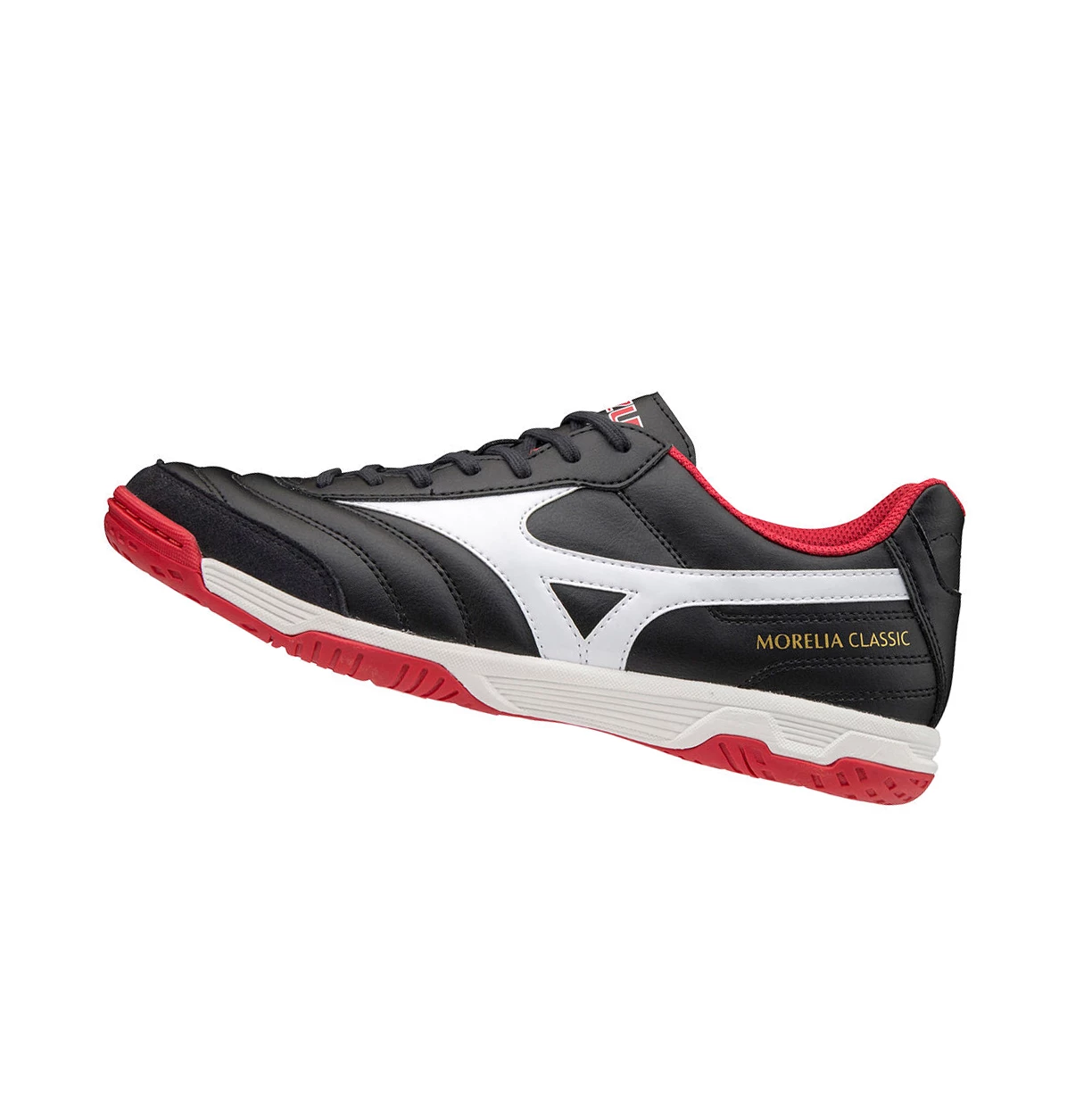 Zapatos De Fútbol Mizuno Morelia Sala Classic In Hombre Black/White/Red | ZVK198346