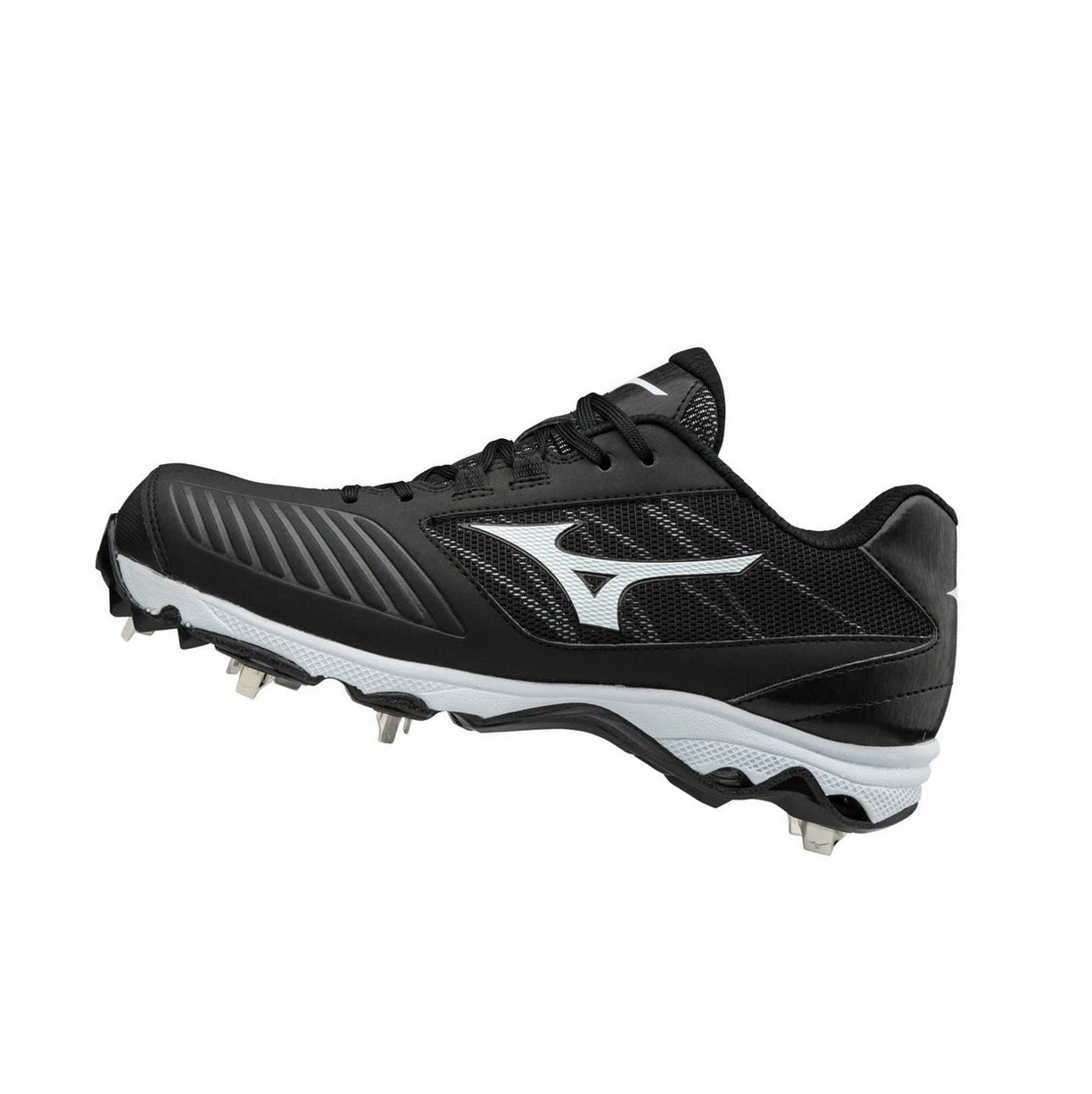 Zapatos de Softbol Mizuno 9-spike Advanced Sweep 4 Low Metal Mujer Black/White | HAG309426