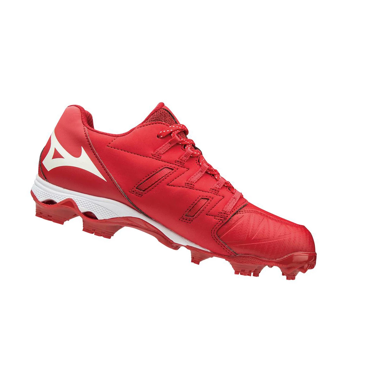 Zapatos de Softbol Mizuno 9-spike Advanced Finch Elite 4 Tpu Molded Mujer Red/White | KNL539021