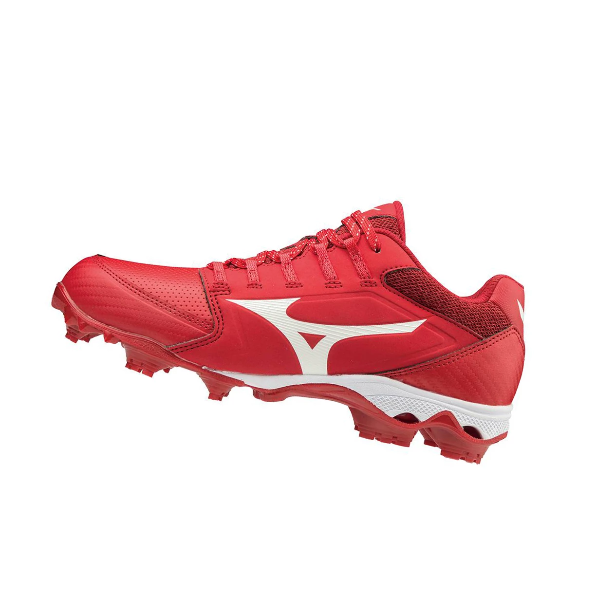 Zapatos de Softbol Mizuno 9-spike Advanced Finch Elite 4 Tpu Molded Mujer Red/White | KNL539021