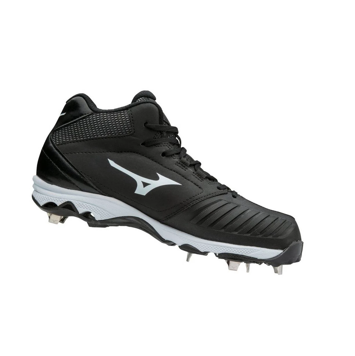 Zapatos de Softbol Mizuno 9-spike Advanced Sweep 4 Mid Metal Mujer Black/White | WFU180742