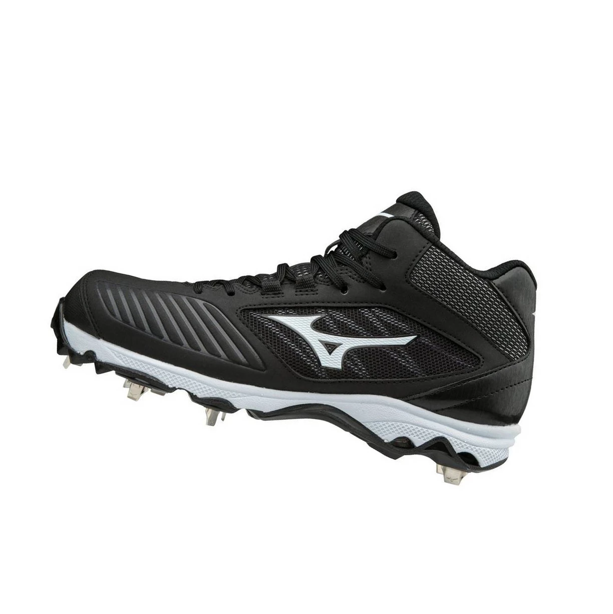 Zapatos de Softbol Mizuno 9-spike Advanced Sweep 4 Mid Metal Mujer Black/White | WFU180742