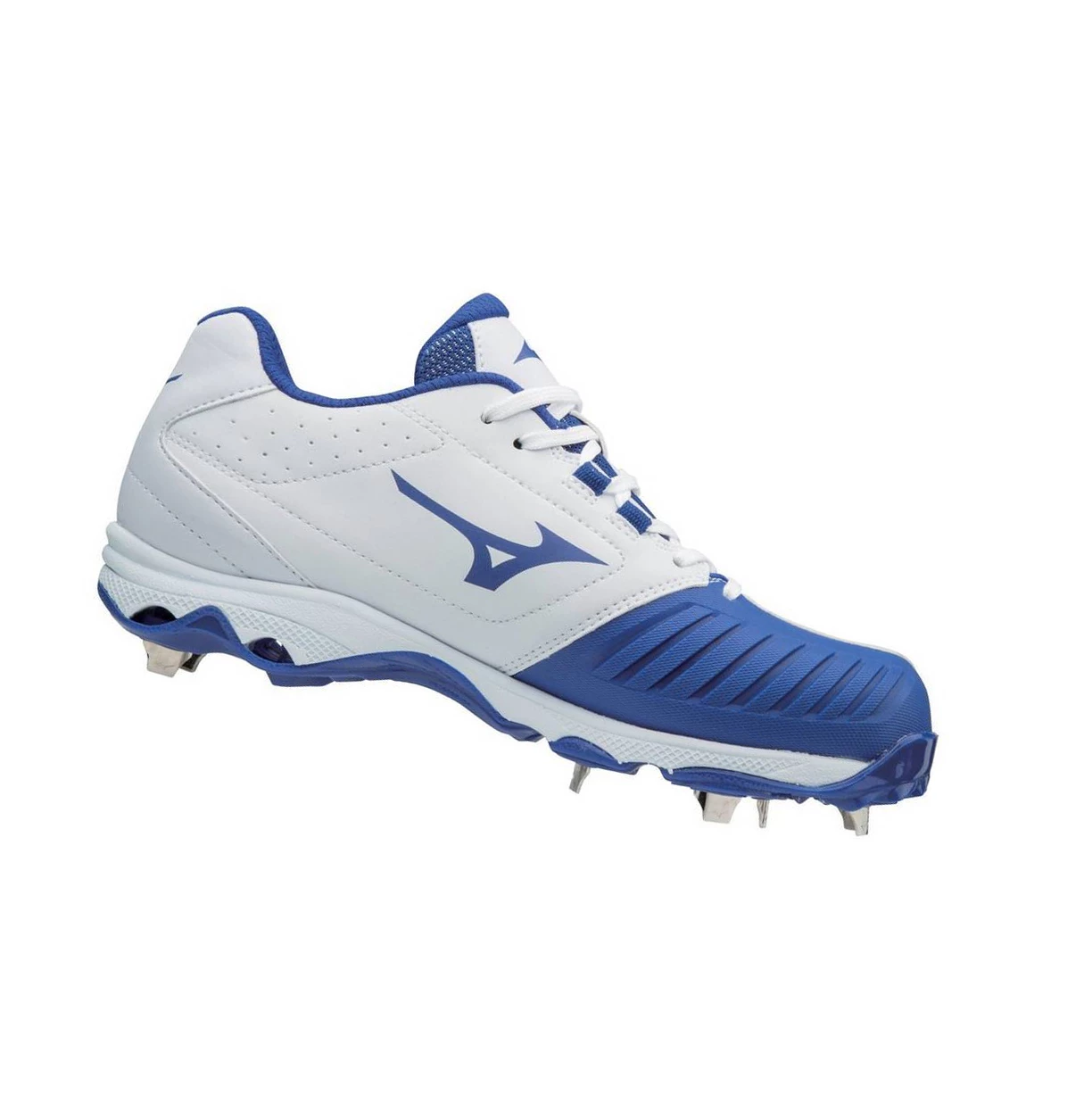 Zapatos de Softbol Mizuno 9-spike Advanced Sweep 4 Low Metal Mujer White/Royal | YOF486231