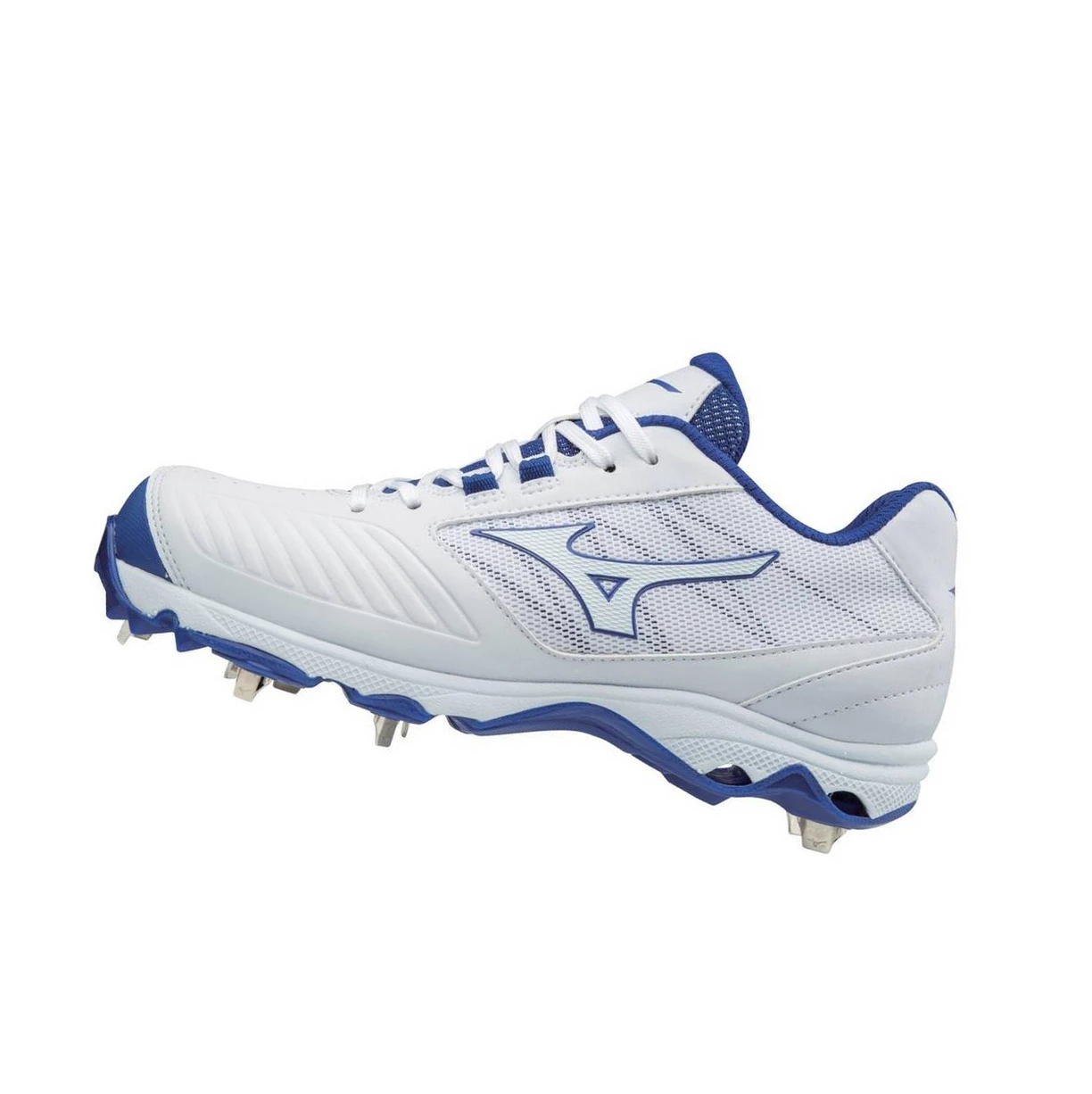 Zapatos de Softbol Mizuno 9-spike Advanced Sweep 4 Low Metal Mujer White/Royal | YOF486231