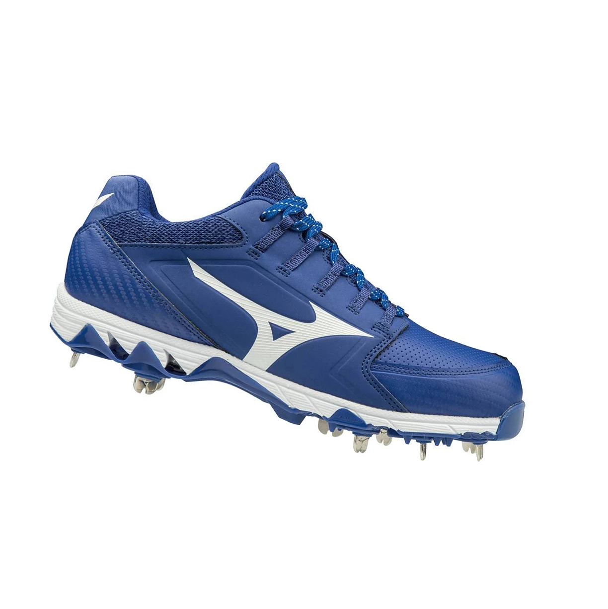 Zapatos de Softbol Mizuno 9-spike Swift 6 Low Metal Mujer Royal/White | FCE371829