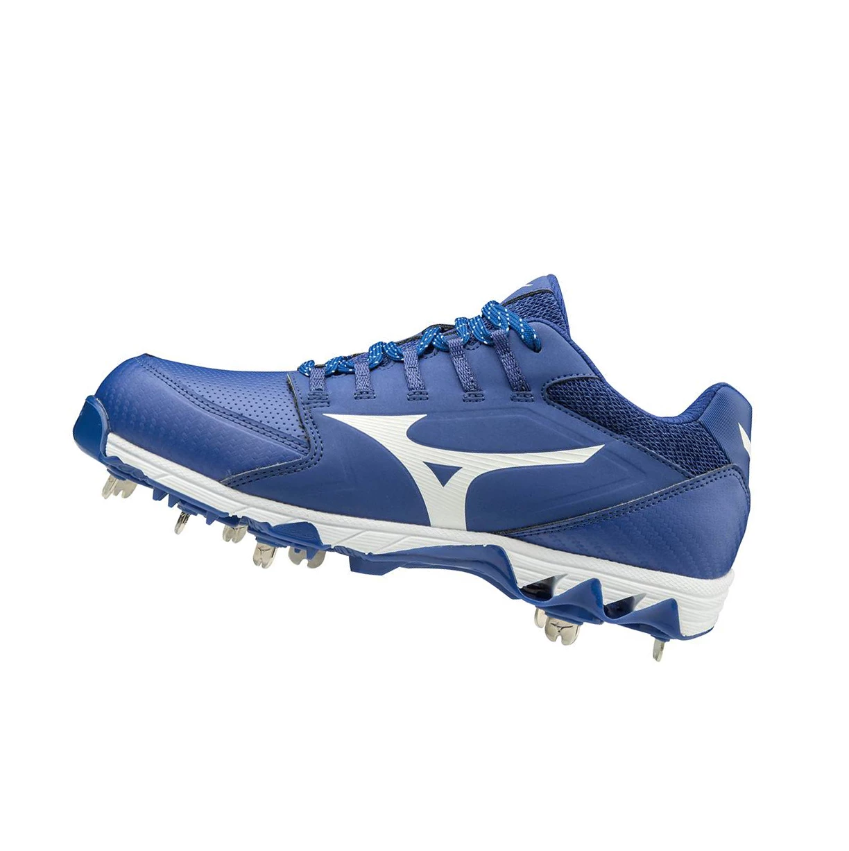 Zapatos de Softbol Mizuno 9-spike Swift 6 Low Metal Mujer Royal/White | FCE371829