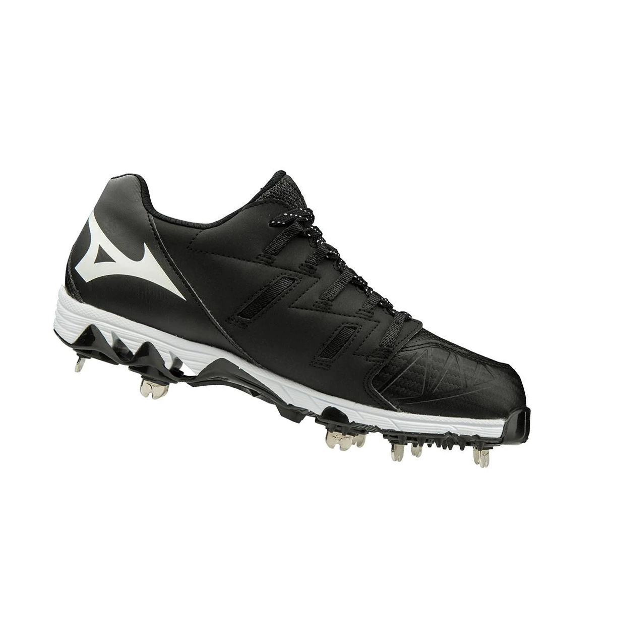 Zapatos de Softbol Mizuno 9-spike Swift 6 Low Metal Mujer Black/White | JTK960725