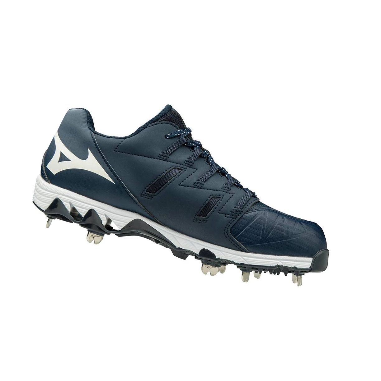 Zapatos de Softbol Mizuno 9-spike Swift 6 Low Metal Mujer Navy/White | MSJ614750