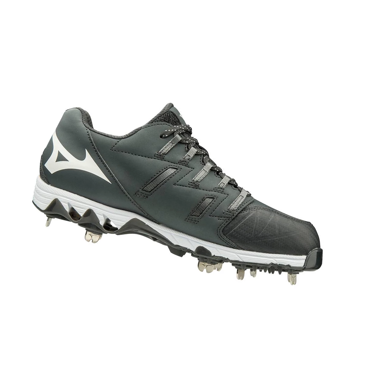 Zapatos de Softbol Mizuno 9-spike Swift 6 Low Metal Mujer Grey/White | RGH375108