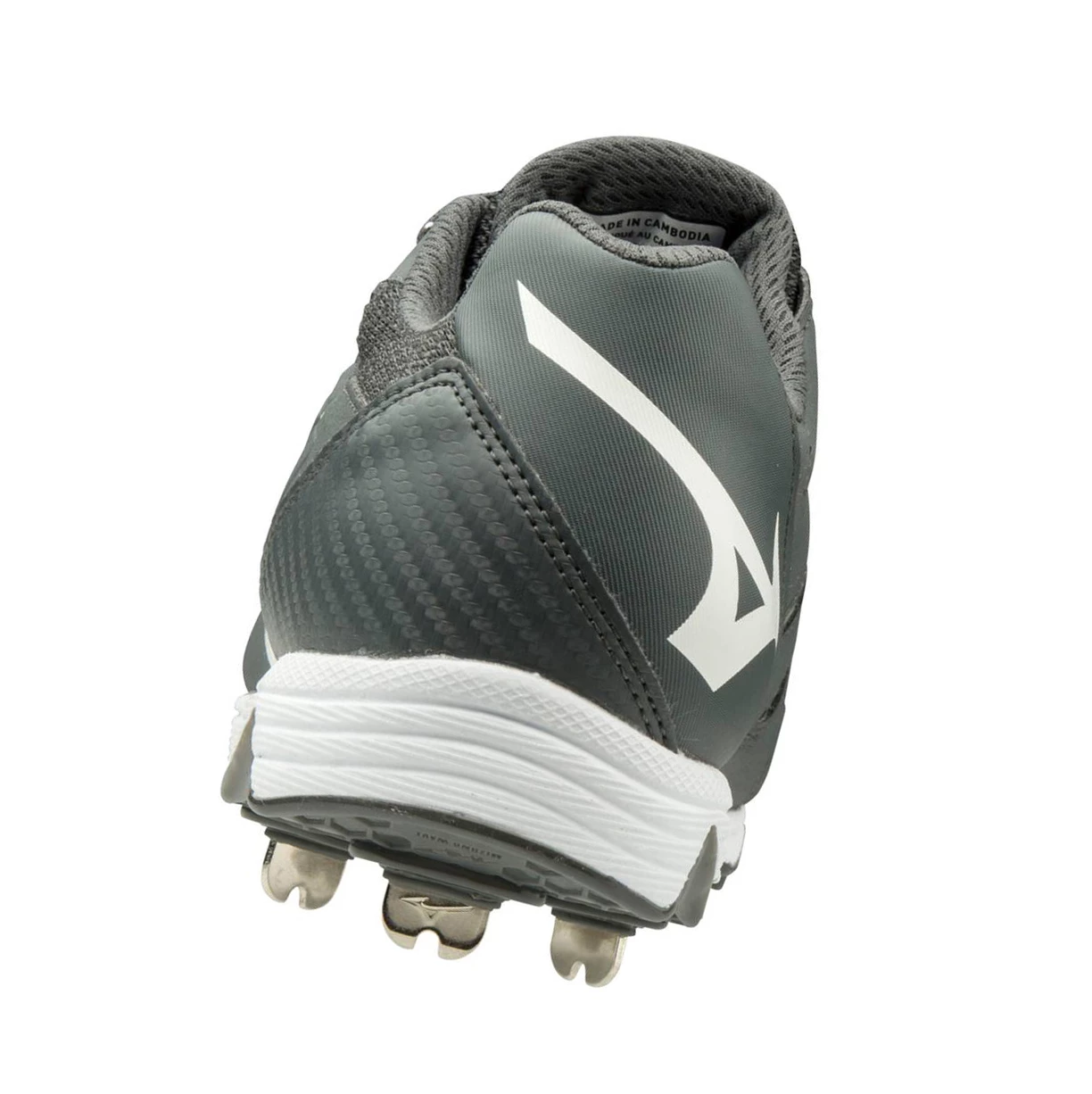 Zapatos de Softbol Mizuno 9-spike Swift 6 Low Metal Mujer Grey/White | RGH375108