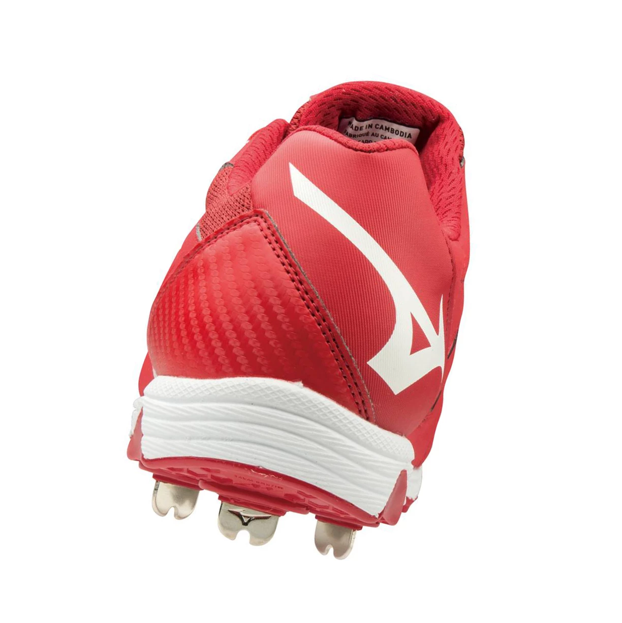 Zapatos de Softbol Mizuno 9-spike Swift 6 Low Metal Mujer Red/White | TCX057248