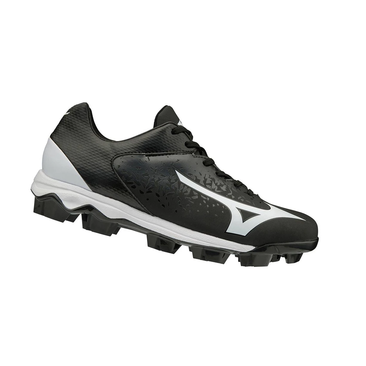 Zapatos de Softbol Mizuno Finch Select Nine Molded Mujer Black/White | EMX042836