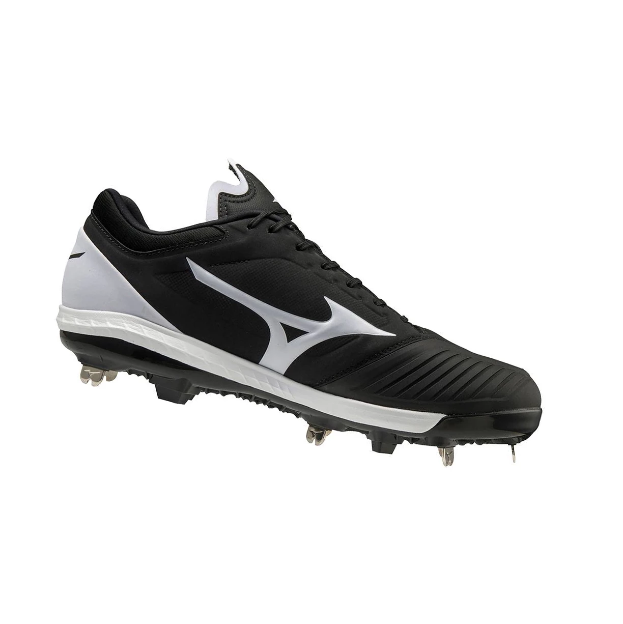 Zapatos de Softbol Mizuno Sweep 5 Low Metal Mujer Black/White | CBR453601