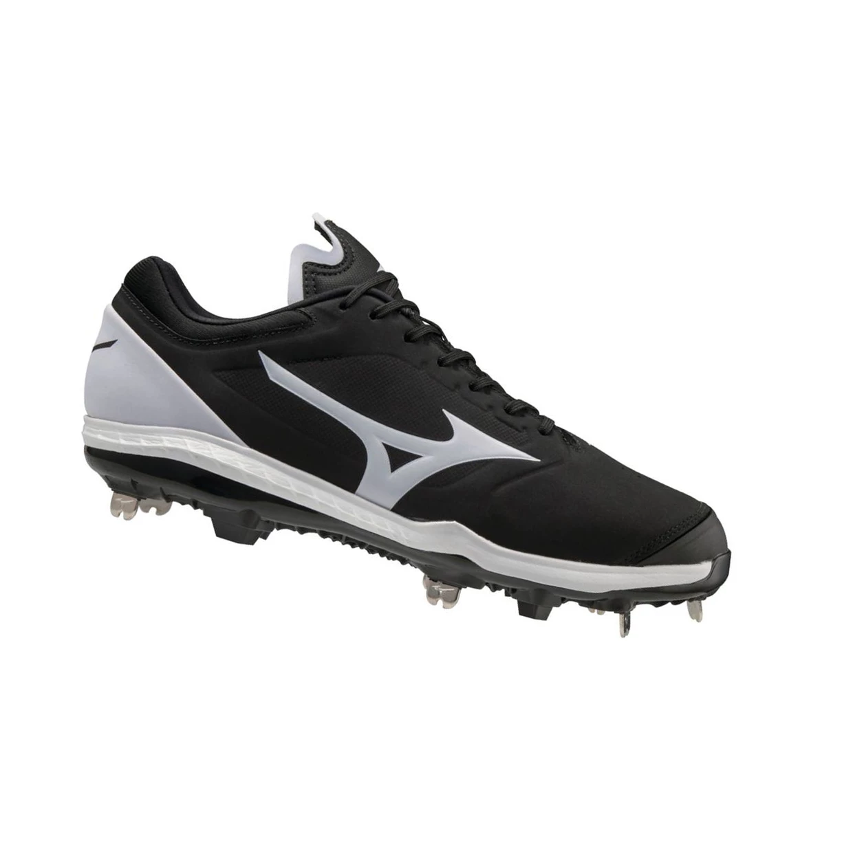 Zapatos de Softbol Mizuno Sweep 5 Low Metal Mujer Black/White | CBR453601