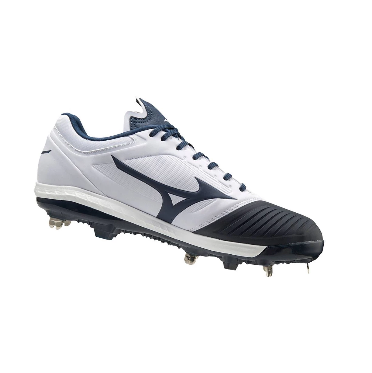 Zapatos de Softbol Mizuno Sweep 5 Low Metal Mujer White/Navy | EVY380165