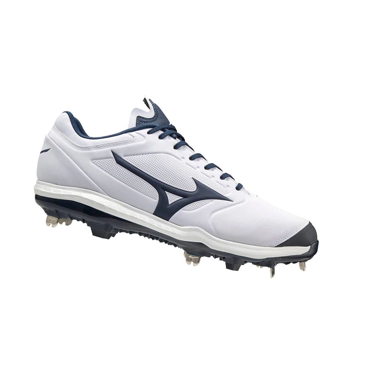 Zapatos de Softbol Mizuno Sweep 5 Low Metal Mujer White/Navy | EVY380165