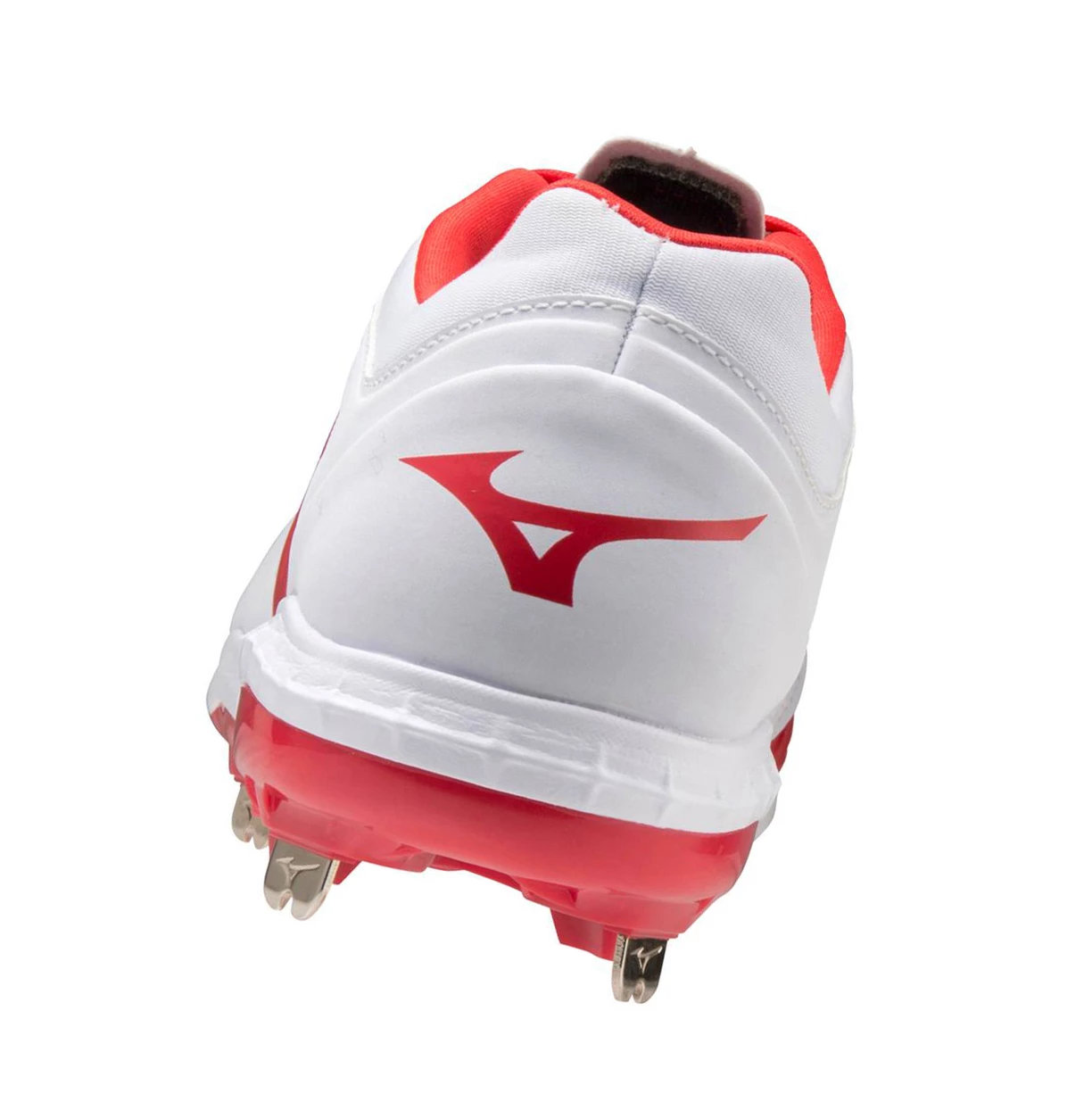 Zapatos de Softbol Mizuno Sweep 5 Low Metal Mujer White/Red | JBU206148