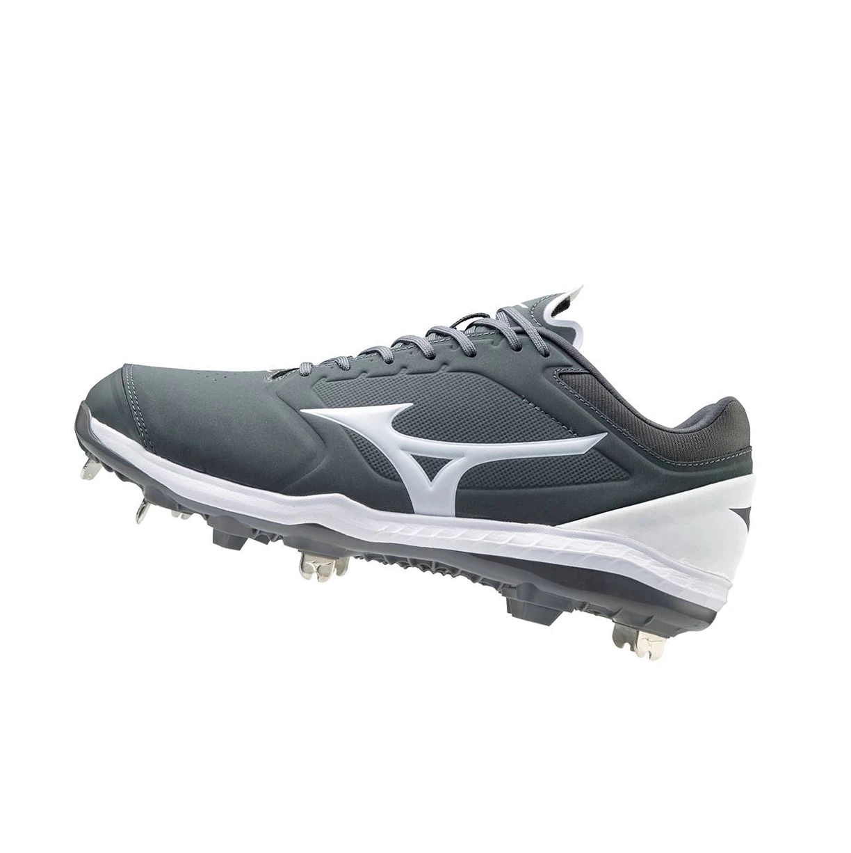 Zapatos de Softbol Mizuno Sweep 5 Low Metal Mujer Grey/White | LHV132856