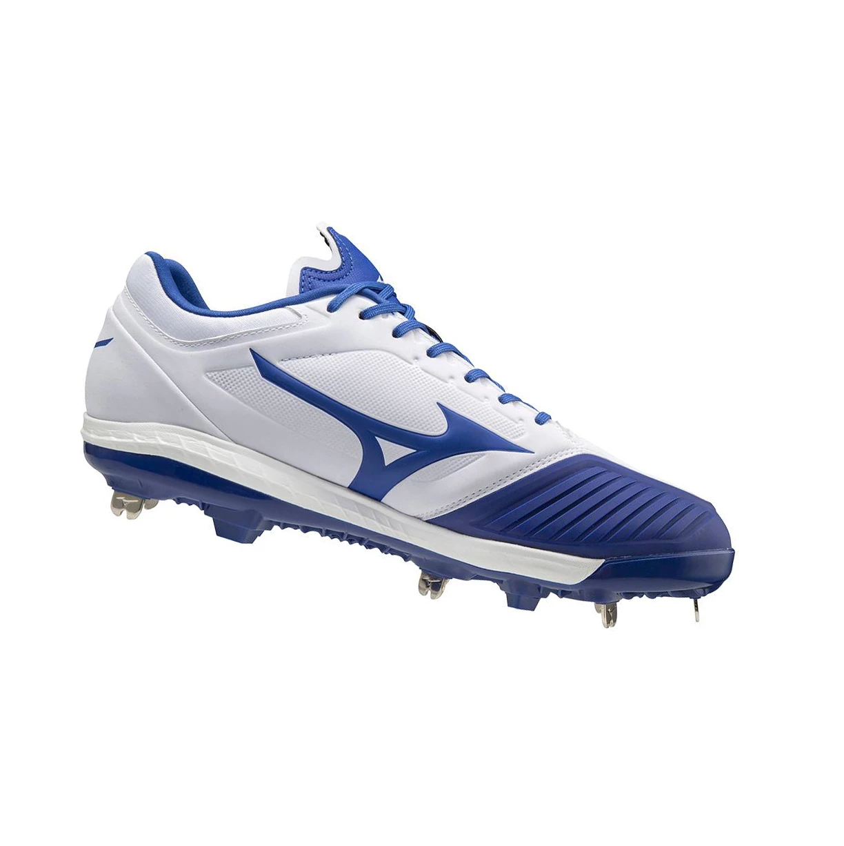 Zapatos de Softbol Mizuno Sweep 5 Low Metal Mujer White/Royal | MWP135908