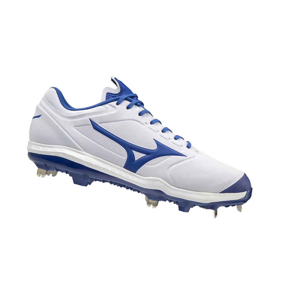 Zapatos de Softbol Mizuno Sweep 5 Low Metal Mujer White/Royal | MWP135908