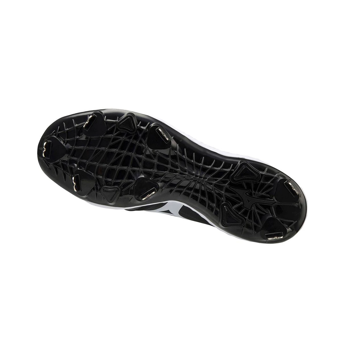 Zapatos de Softbol Mizuno Sweep 5 Mid Metal Mujer Black/White | NTH450296