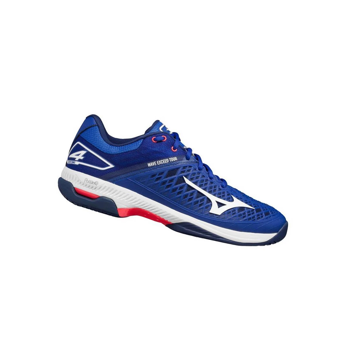 Zapatos de Tenis Mizuno Wave Exceed Tour 4 Ac Hombre Blue/White | KTM193526