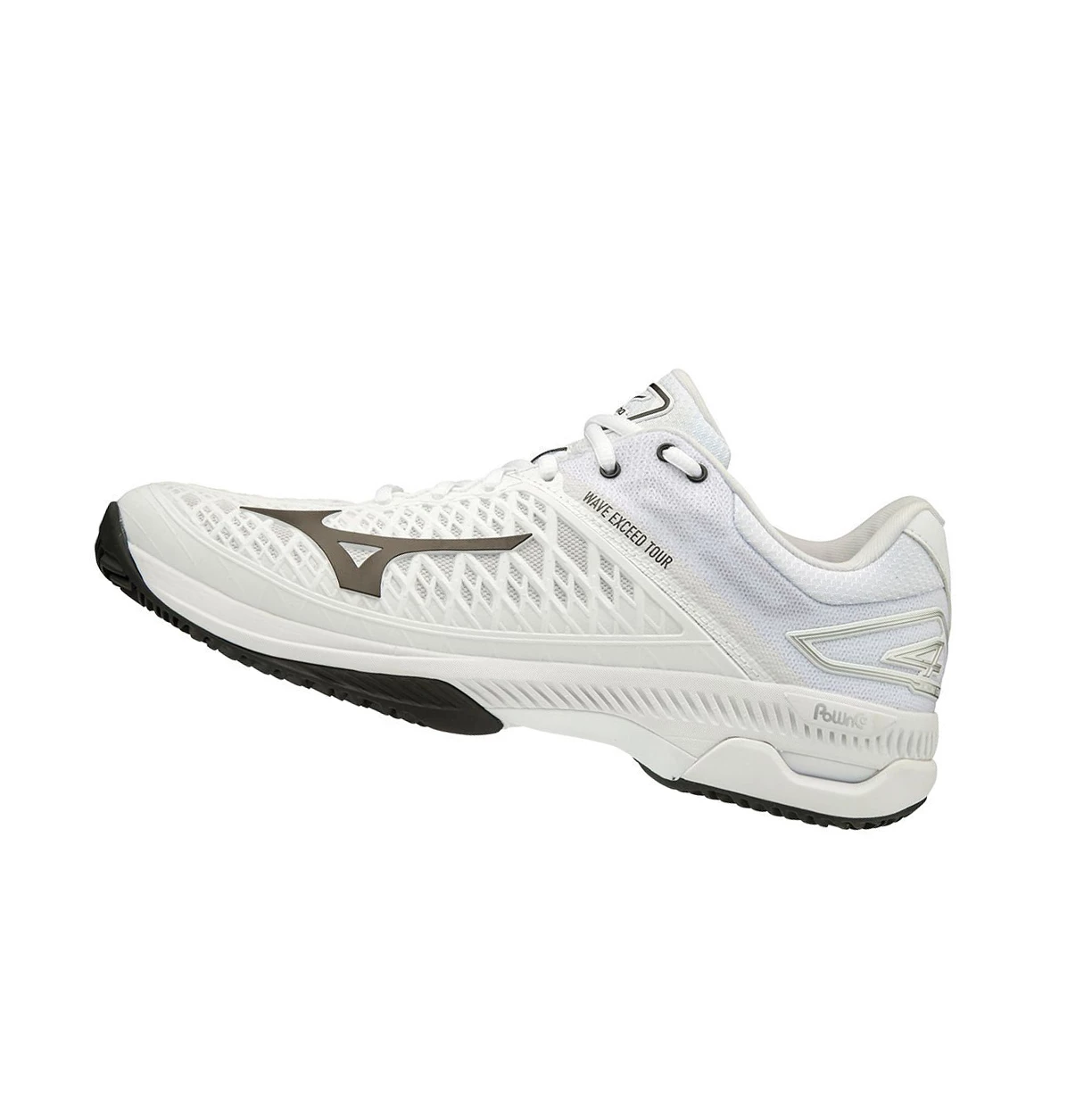 Zapatos de Tenis Mizuno Wave Exceed Tour 4 Cc Mujer White/Black | OWD364859