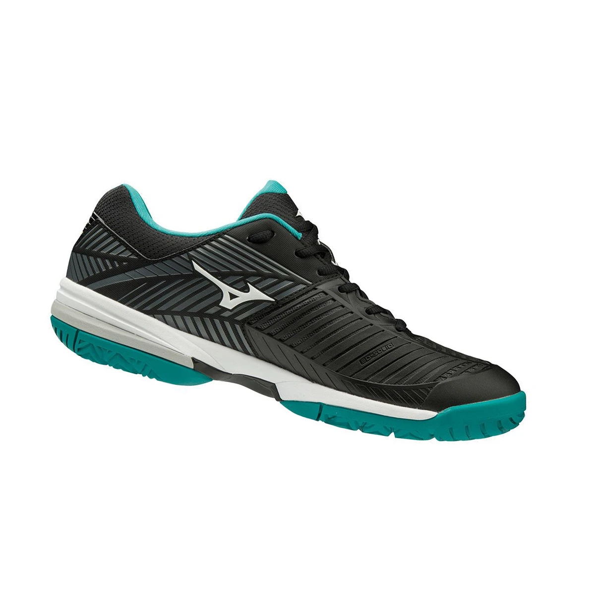 Zapatos de Tenis Mizuno Wave Exceed Tour 3 Ac Mujer Black/White/Blue | RPX423967