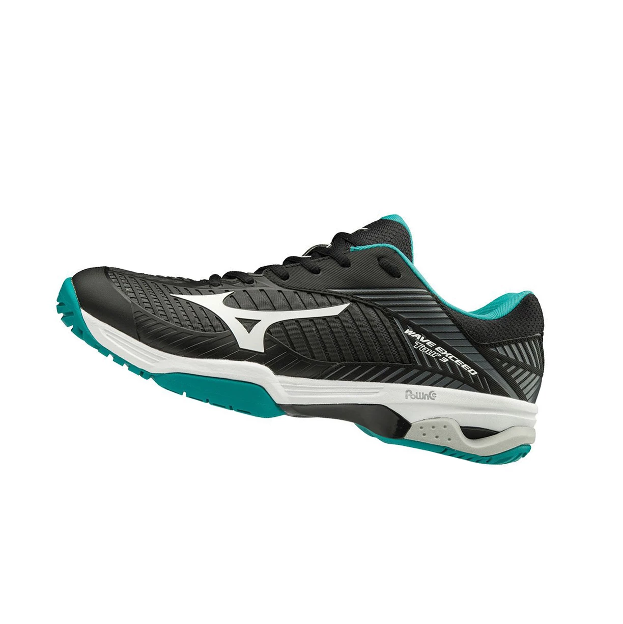 Zapatos de Tenis Mizuno Wave Exceed Tour 3 Ac Mujer Black/White/Blue | RPX423967