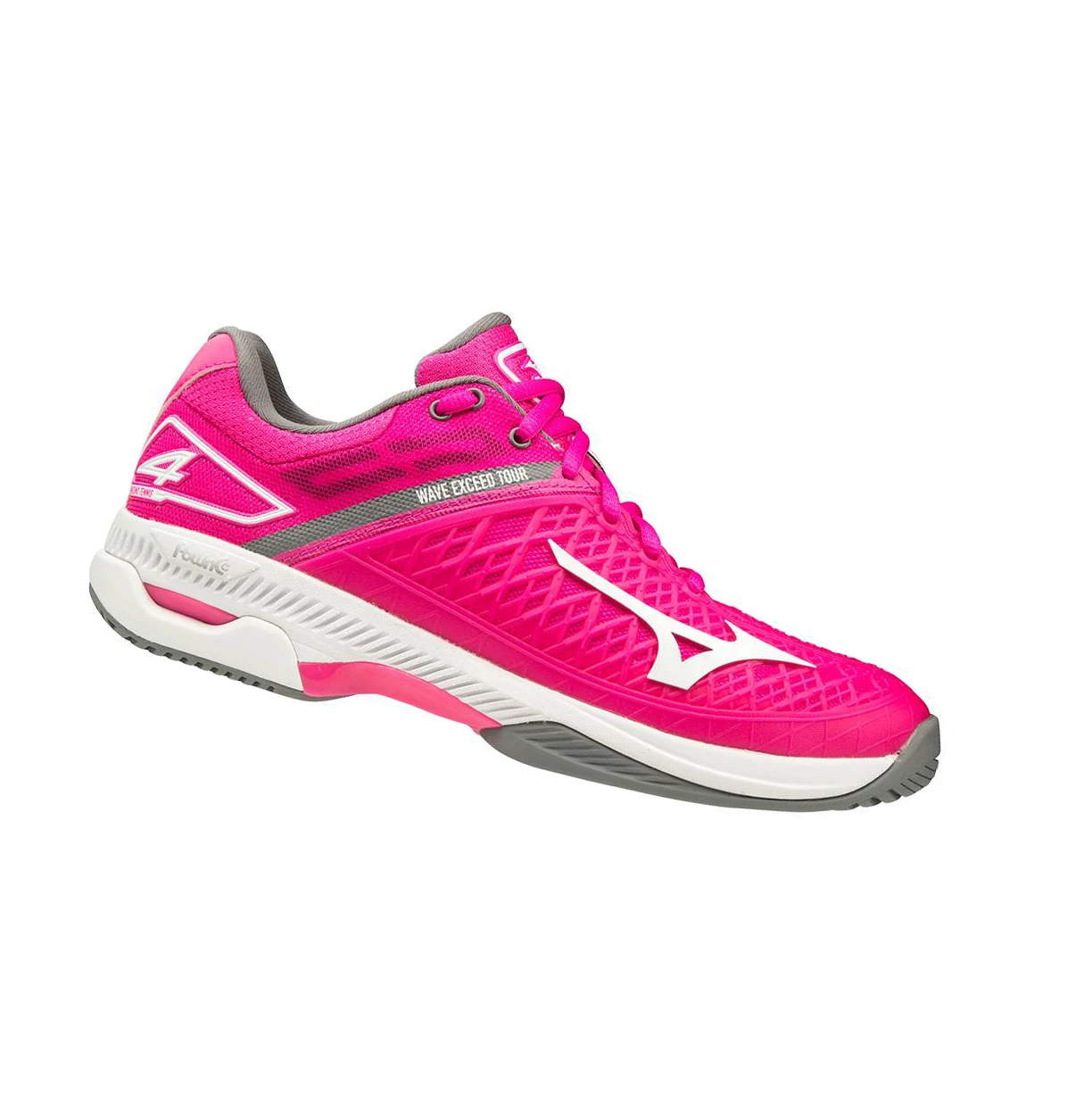 Zapatos de Tenis Mizuno Wave Exceed Tour 4 Ac Mujer Rose/White | XCN371952