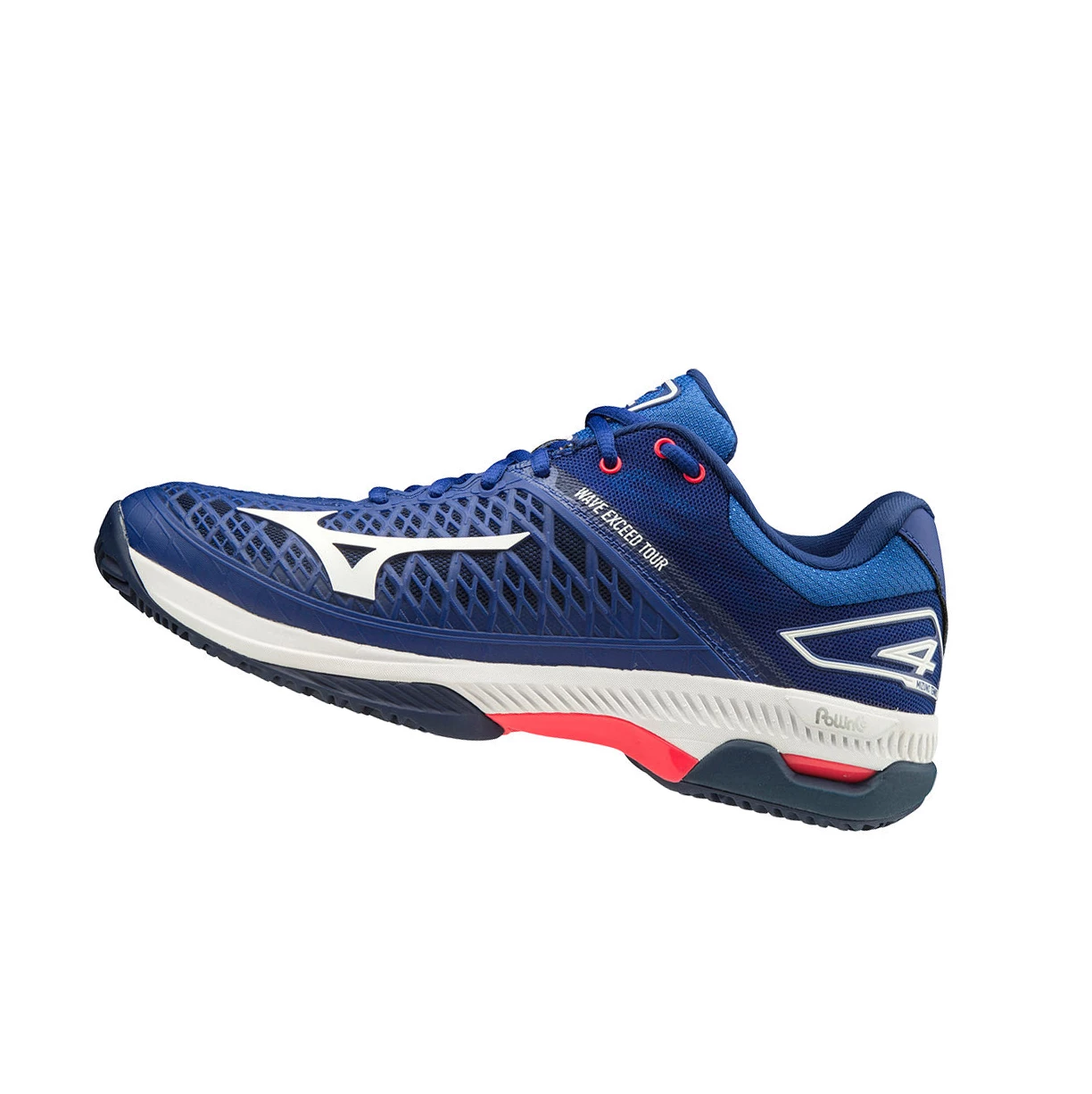 Zapatos de Tenis Mizuno Wave Exceed Tour 4 Cc Hombre Blue/White/Pink | YUB523698