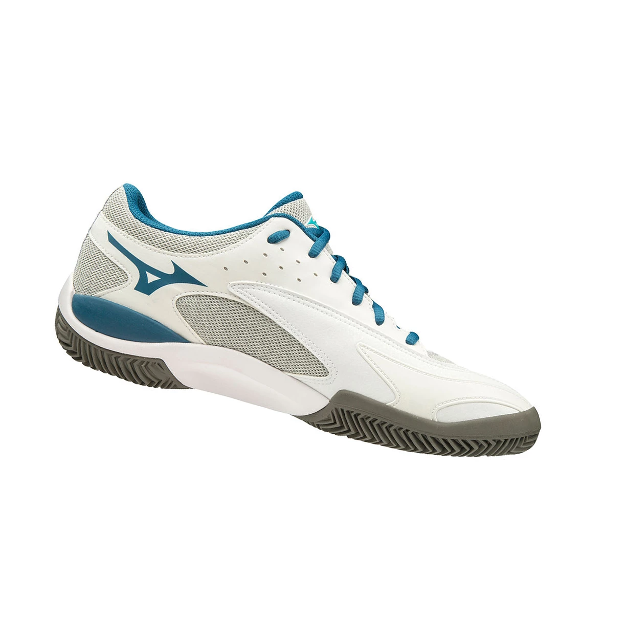 Zapatos de Tenis Mizuno Wave Flash Cc Hombre White/Blue | ETO035872