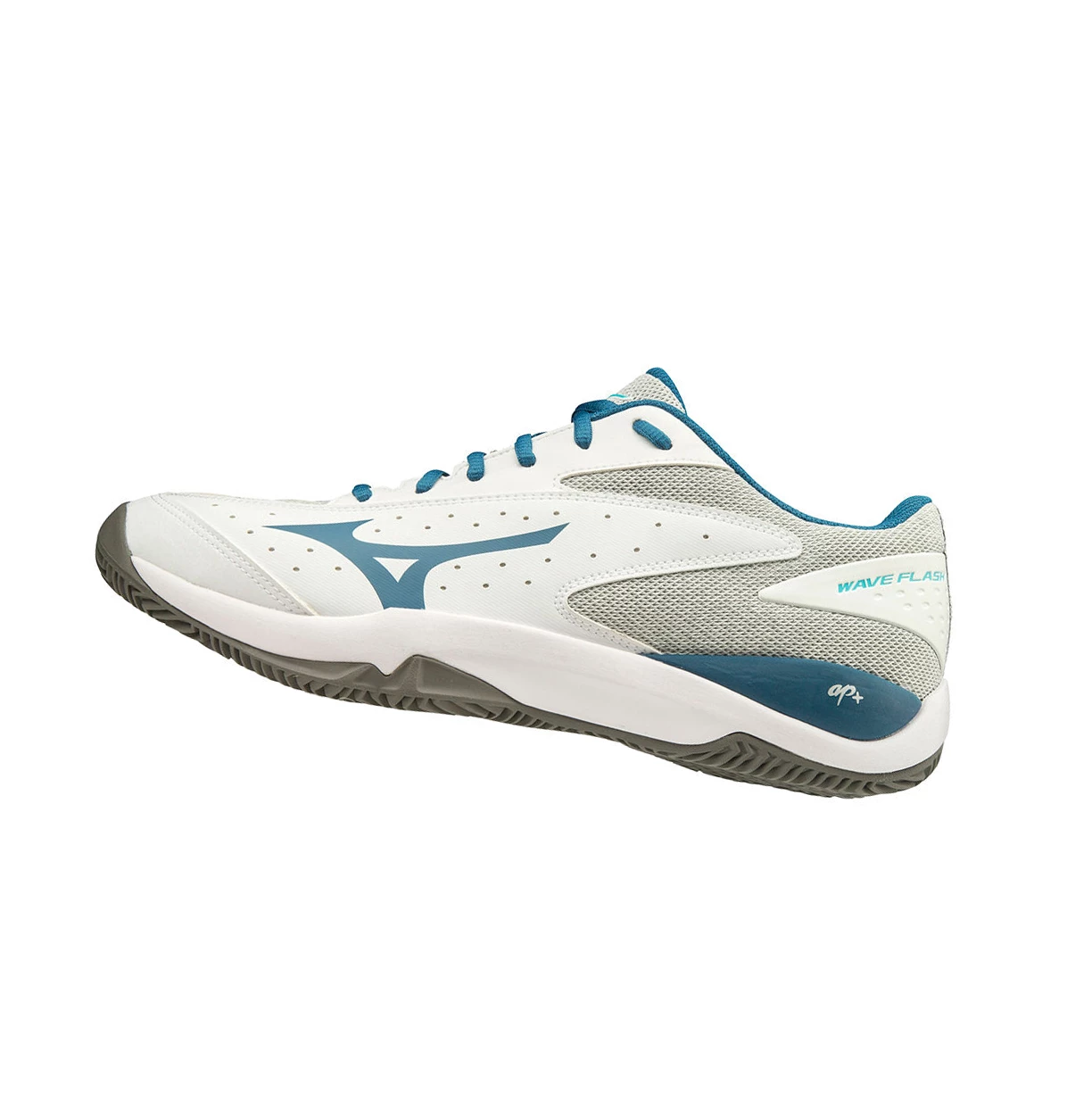 Zapatos de Tenis Mizuno Wave Flash Cc Hombre White/Blue | ETO035872