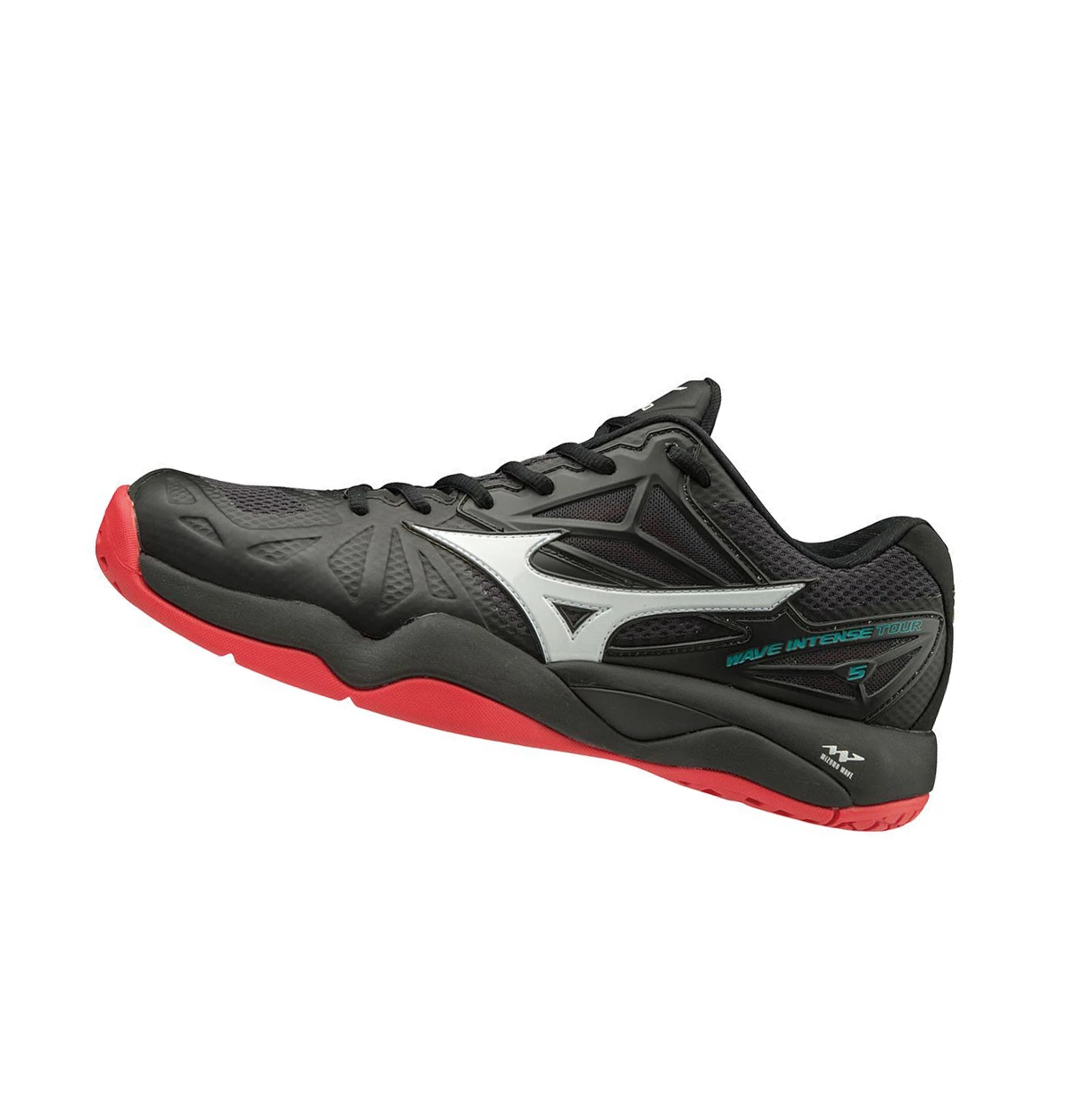 Zapatos de Tenis Mizuno Wave Intense Tour 5 Ac Mujer Black/White/Pink | BMG481059