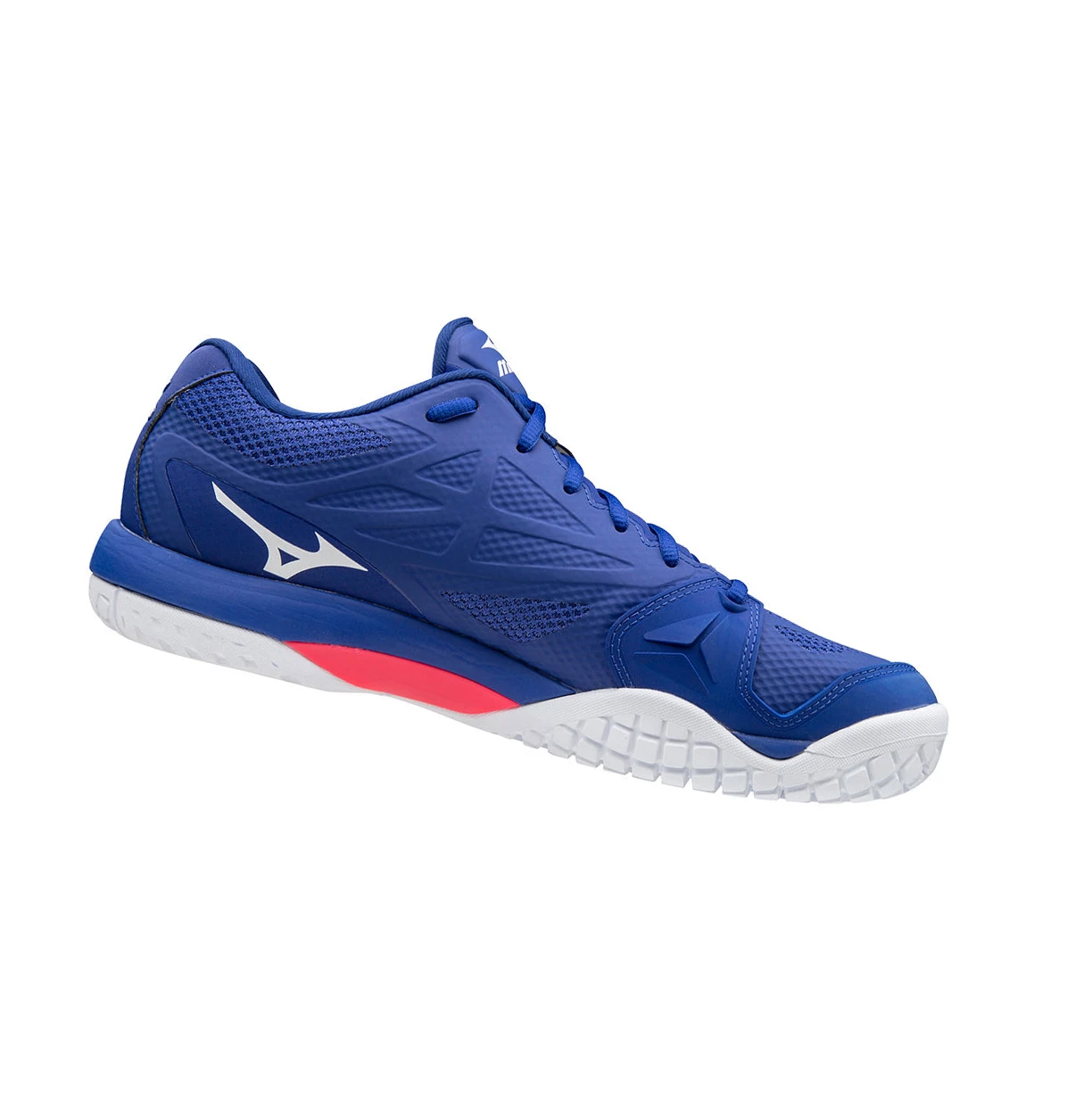 Zapatos de Tenis Mizuno Wave Intense Tour 5 Ac Hombre Blue/White/Pink | LKS012685