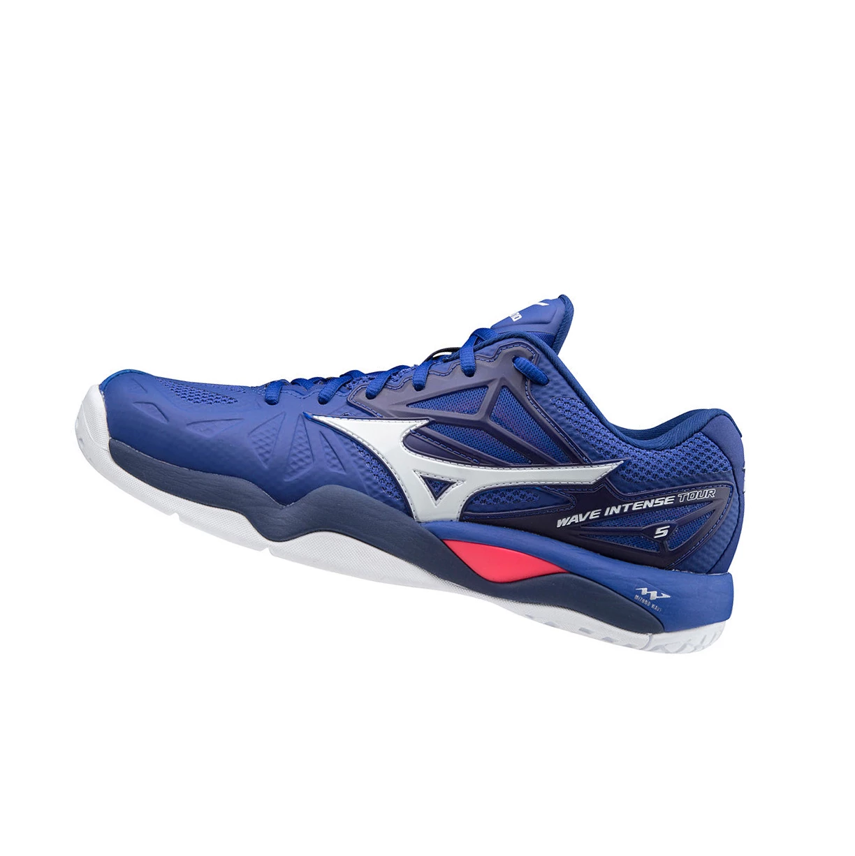 Zapatos de Tenis Mizuno Wave Intense Tour 5 Ac Hombre Blue/White/Pink | LKS012685