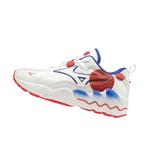 Zapatillas Mizuno Wave Rider 1 Shape Of Time Mujer White/Red | LPX836419