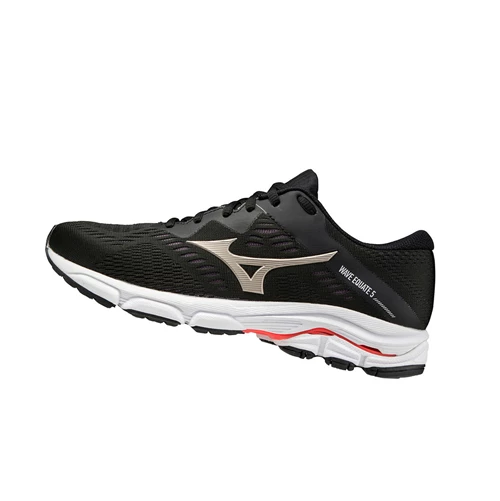 Zapatillas Running Mizuno Wave Equate 5 Mujer Black/Gold/Red | QTI279058