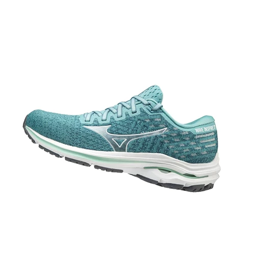 Zapatillas Running Mizuno Wave Inspire 17 Waveknit Mujer Turquoise/white | WPB798546